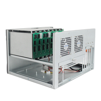 Casing Server Penyimpanan Cloud NAS 8-Bay Macase HTPC Aluminium dengan 4 Slot Ekspansi PCI-E, Chassis Industrial, Produk Stok