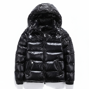 Custom Wholesale Winter Warm Windproof Men's Puffer Jacket OEM Customized Outdoor <b>Stand</b> Collar Front Logo High Quality - Product Image 1