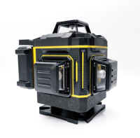 Nouveau produit phare d'usine : 16 lignes 4D 360 °   Niveau laser vert haute visibilité auto-nivelant avec batterie Li-ion 3600 mAh et trépied robuste