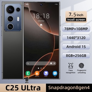 Jisima Smartphone 4G 5G Sbloccato di Grandi <span class=keywords><strong>Dimensioni</strong></span> 7.5 Pollici C25 Ultra <span class=keywords><strong>8</strong></span>+256GB Android 15.0 con Penna Integrata Telefoni Cellulari di Alta Qualità - Product Image 4