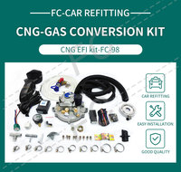 Sistema de Combustible de Gas Natural FC, Kit de Conversión GNC de 3.ª Generación EFI para Motocicletas de un Solo Punto de Inyección, Camionetas Antiguas