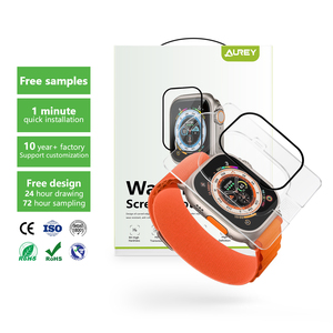Film de protection d'écran trempé antireflet à couverture complète pour Apple Watch Membrane <span class=keywords><strong>incassable</strong></span> de protection d'écran de 49mm - Product Image 1