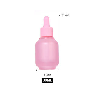 Colorido único forma de linterna 30ml 1oz cuidado de la piel botella de vidrio macarrón <span class=keywords><strong>esencia</strong></span> solución en stock botella cuentagotas botella de aceite esencial - Product Image 6