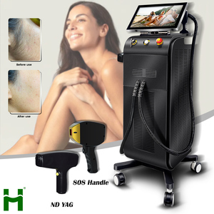 Láser HUAMEI 2025 Nuevo 2 en 1 para Eliminación de Tatuajes, Láser Pico Profesional, Máquina de Depilación Láser de Diodo 755 1064 808nm - Product Image 1
