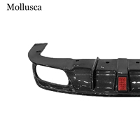 Pour mercedes-benz classe CLA W117 C117 BS Style fibre de carbone lèvre arrière diffuseur arrière lèvre de pare-chocs 2013-2020