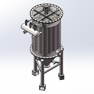 Collecteur de poussière PLC haute température efficace Yeqi en acier inoxydable 304/316, 450°C, capacité ~35 Nm/h, garantie 1 an, pour gaz de combustion - Product Image 1