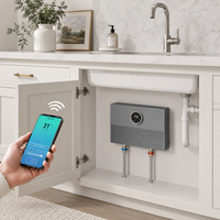 Chauffe-eau instantané sans réservoir intelligent Wi-Fi pour cuisine, salle de bain et lavabo – Calentador de Ducha