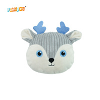 Jouets pour chiens en peluche qui couinent, doux et froissés, avec un nouveau thème hivernal et un design d'animaux mignons, fabriqués sur mesure par Famipet