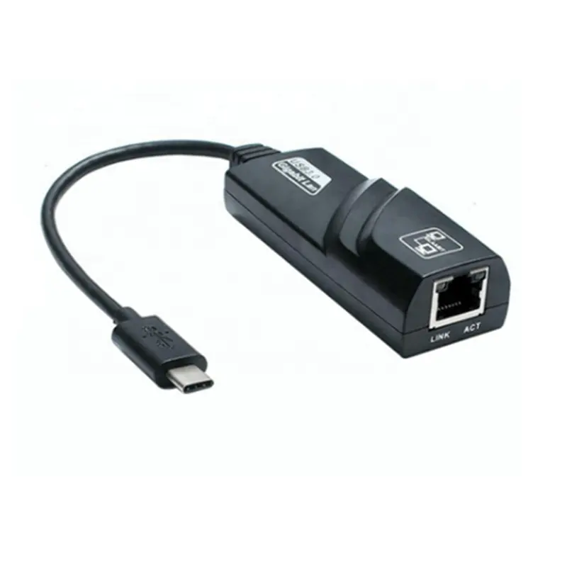 USB 3.1 Type C Port to 10/100/1000MBPS Gigabit RJ45 Ethernet LAN Network Adapter USB C 1000Mbps