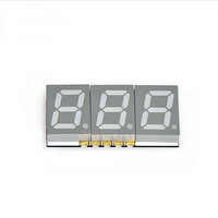 0,56 Zoll 3-stellige SMD Rote Farbe 7-Segment-LED-Anzeige 0,56 Zoll Superrot (620-625 NM) Houkem-5631SMD-A/BSR