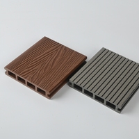 Plancher composite en bois grainé co-extrudé ignifuge et imperméable pour terrasse, jardin, patio, balcon