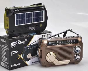 Factory Custom Hand Crank Solar Powered Radio <b>LED</b> <b>Flashlight</b> High Volume AM FM SW BT Speaker MP3 Player USB Rechargeable Audio - Product Image 5