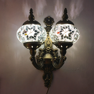 Turkish Style Luxury Wall Lights Decoration Wall <strong>Lamp</strong> Interior Crystal Light 80 Round <strong>Colours</strong> Vintage Decorative Wall <strong>Lamp</strong> - Product Image 2