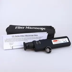 ファイバー顕微鏡400 × LED照明ハンドホールド滑り止めゴムSC/LC/FC接続ファイバー顕微鏡 - Product Image 6
