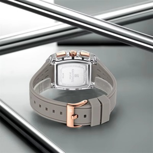 Montres chronographes originales NAVIFORCE NF7105 pour hommes, cadran chronographe, étanches 30 m, montre à quartz, bracelet en silicone - Product Image 3