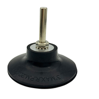 Support de disque de ponçage à verrouillage rapide de 3 pouces avec tige de 1/4 po pour disques de ponçage, support de disque de type R à changement rapide