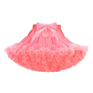 Baby Mädchen Tutu Rock Prinzessin Fluffy Soft Tulle Mädchen Petticoat Ballett Geburtstags feier Pettis kirt