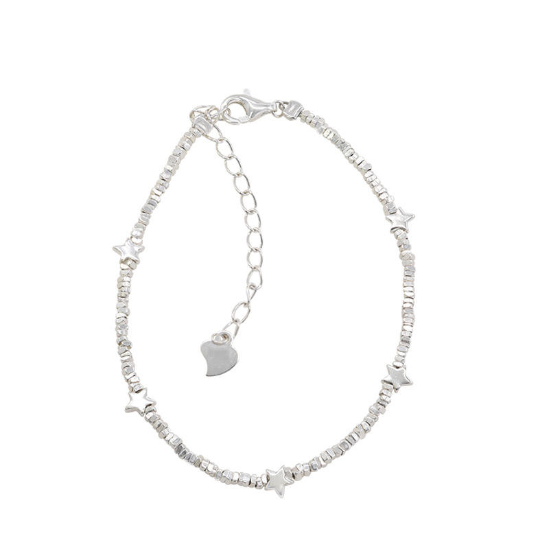 SL443 Silver Fragment Star Bracelet (Silver)