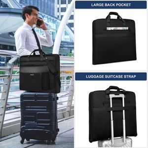 Sac de voyage convertible 2-en-1 pour vêtements, certifié BSCI, sac de transport pour costume, sac de voyage à roulettes - Product Image 5