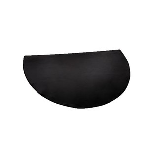Alfombra para Chimenea Semicircular de 24 Pulgadas, Acero con Recubrimiento en Polvo, Resistente al Calor, para Chimeneas de Leña - Product Image 1