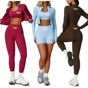 Conjunto de Yoga para Mujer de Alta Calidad, Ropa Deportiva, Logotipo Personalizado, Tela OEM - Product Image 1