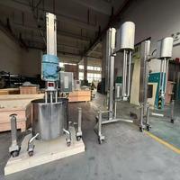 Homogénéisateur émulsifiant à cisaillement élevé sanitaire à levage électrique pour la transformation industrielle de sauces, mayonnaises et yaourts