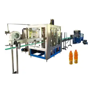 Full Line Bottling Mineral Water Filling Machine Case Automatic Juice Beverage Production Line Bottling Filling Machine