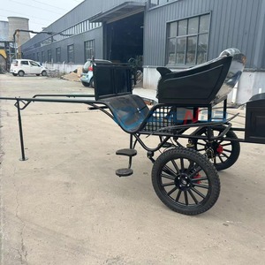 Usine vendant des buggies à deux roues noirs rétro, chariot de tourisme dessiné à la main, transport spécial. - Product Image 6