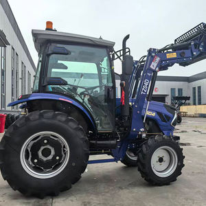 Бесплатная доставка 4WD 50hp 60hp 70hp 80hp 90hp 100hp сельскохозяйственные тракторы с фронтальным погрузчиком - Product Image 6