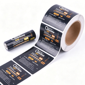 Étiquettes autocollantes personnalisées résistantes à la chaleur pour batteries au lithium 18650, autocollants adhésifs pour batteries résistants aux hautes températures - Product Image 3
