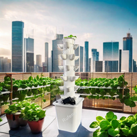 Offre Spéciale agricole maison jardin intérieur vertical agriculture 6 8 10 couches hydroponique aéroponique ananas tour de culture avec pompe