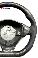 Volant de course personnalisé en fibre de carbone véritable YTcarbon pour M3 Z3 E36 E31 E38 E39, pièces automobiles, accessoires intérieurs de voiture