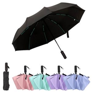 Parapluies promotionnels entièrement automatiques, nouvelle arrivée, protection UV, parapluies inversés personnalisés avec impression de logo - Product Image 6