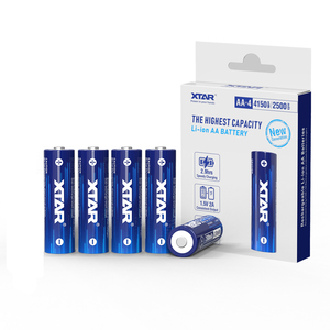 <span class=keywords><strong>Batterie</strong></span> rechargeable 1,5 V 4150 mWh, piles <span class=keywords><strong>lithium</strong></span>-<span class=keywords><strong>ion</strong></span> AA 2500 mAh, longue durée de vie, faible autodécharge, meilleure <span class=keywords><strong>batterie</strong></span> - Product Image 1