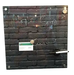 Magnetic Tempered Glass Whiteboard for School Notices Writing Board with Strong Glass Magnets