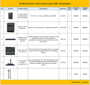 DEKEN FLEX P8 Équipement audio professionnel/Amplificateurs/Haut-parleurs ODM Haut-parleurs actifs à deux voies pleine gamme de 8 pouces - Product Image 6