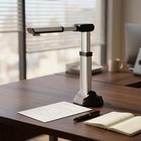 Lecteur de codes-barres CMOS USB haute vitesse Eloam S1000A3 avec éclairage LED, couleur argent, format A3, en stock