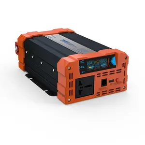 12V dc a 220V onda sinusoidale pura inverter 1000w off grid 1kva convertitore digital inverter generatore picco 2000w