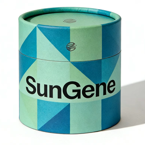 Tube cylindrique en carton personnalisé avec logo, petit coffret rond en papier avec couvercle scellé pour coffrets cadeaux de café et de thé - Product Image 1