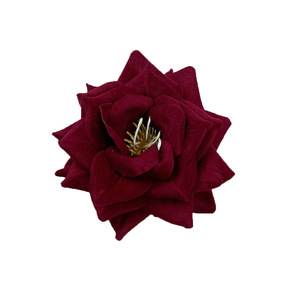 Cabezas de Rosa de Terciopelo de 9 cm de Diámetro, Flores Artificiales de Seda para Decoraciones de Boda y Adornos para el Hogar - Product Image 5