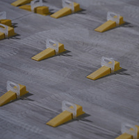 Système de nivellement des carreaux Clips et cales Accessoires pour carrelage Type de système de nivellement des carreaux Espaceurs Lèvres et cales Céramique ou revêtement de sol