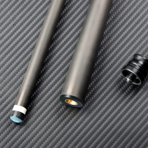 Queue de billard en fibre de carbone de qualité tournoi, pointe de 12,5 mm avec revêtement en cuir, légère, haute résistance, conception personnalisée OEM - Product Image 2