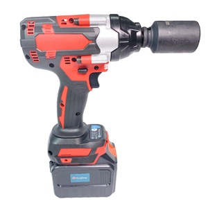 ประแจบลัชเลสไร้สายแบบชาร์จไฟได้ รุ่น 99 Type 1/2" แรงบิด 1500 นิวตันเมตร สำหรับงานหนัก ใช้กับยางรถบรรทุก สีแดง - Product Image 6