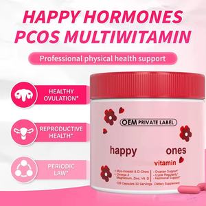 Capsule d'hormones de bonheur pour femmes en gros d'usine, améliore le niveau hormonal, complément multivitaminé oméga 3, capsule d'hormones de bonheur - Product Image 3