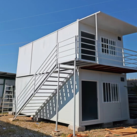 Maison conteneur préfabriquée de 20 pieds, Australie, maison conteneur mobile en kit, mini-maison avec salle de bain, maisons conteneurs pliables