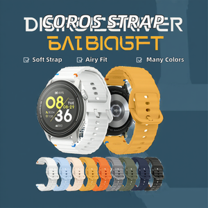 Bracelet en Silicone de Remplacement pour PACE <span class=keywords><strong>3</strong></span> <span class=keywords><strong>APEX</strong></span> 2 <span class=keywords><strong>Pro</strong></span> 46mm 42mm Bracelet de Sport Respirant, 22mm 20mm - Product Image 2
