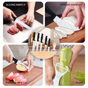 Venta caliente en Europa y América Cocineros caseros Juego de cuchillos de cocina Cuchillas afiladas de seis piezas Kits de cuchillos de utilidad de frutas y verduras de chef - Product Image 5