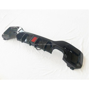 Spoiler Diffusore Labbro Paraurti Posteriore in ABS con Luci per <span class=keywords><strong>BMW</strong></span> <span class=keywords><strong>Serie</strong></span> <span class=keywords><strong>1</strong></span> F20 M Sport M135i M140i 2016-2018 Nero Lucido - Product Image 6