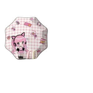 Parapluie pliable pour enfants avec logo OEM, ouverture entièrement automatique, protection UV, résistant aux perforations, dessin animé, 190T 8K haut de gamme - Product Image 2