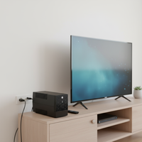 Alimentation sans interruption (ASI) pour bureau à domicile 650VA 360W 50Hz 220VAC, protection de batterie, alimentation de secours pour ordinateur de bureau, équipement réseau, ASI en ligne